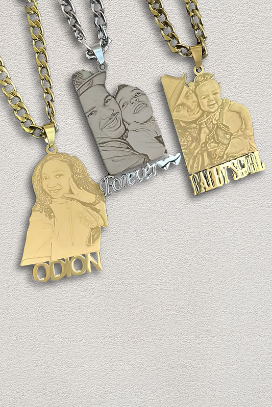 Custom Photo Necklace Jewelry For Woman