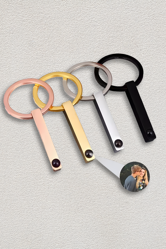 Custom Projection Photo Bar Keychain