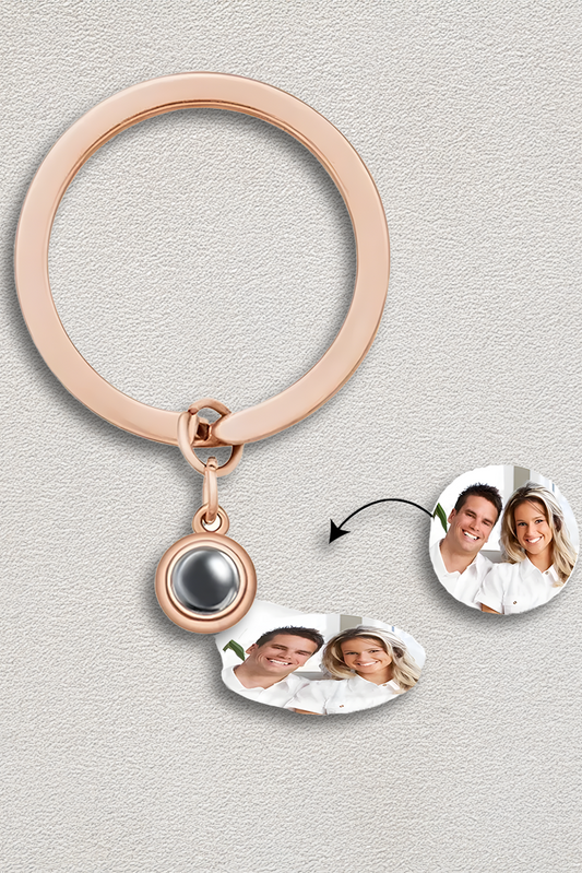 Custom Projection Photo Bar Keychain