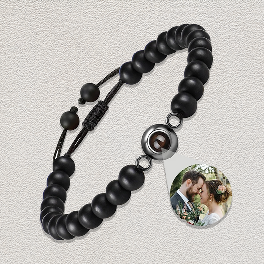 Custom Bracelet with Picture inside Personalized Projection