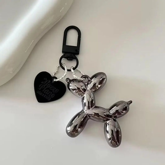 Punk Y2K Balloon Dog Keychain